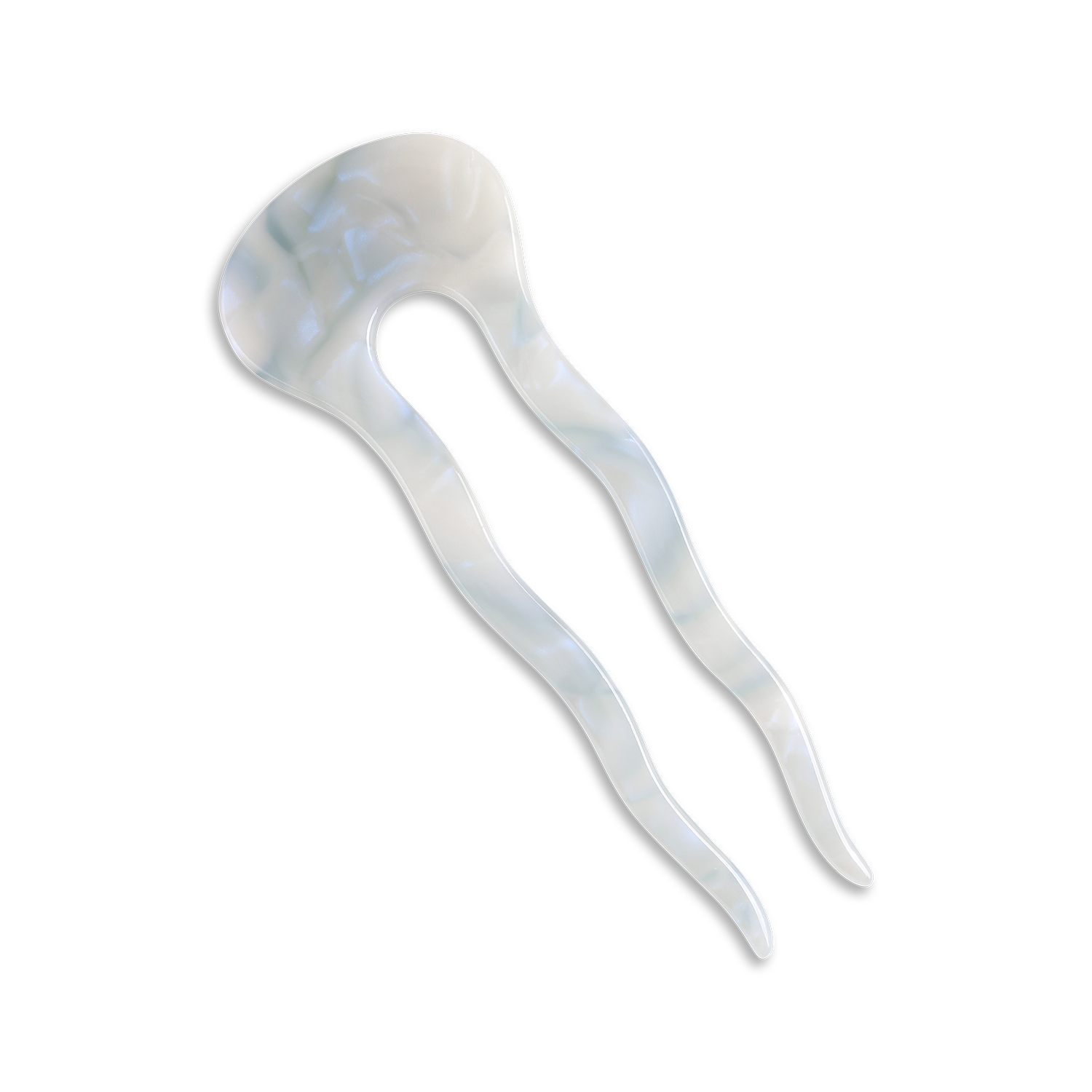 Marble hårpin - blå